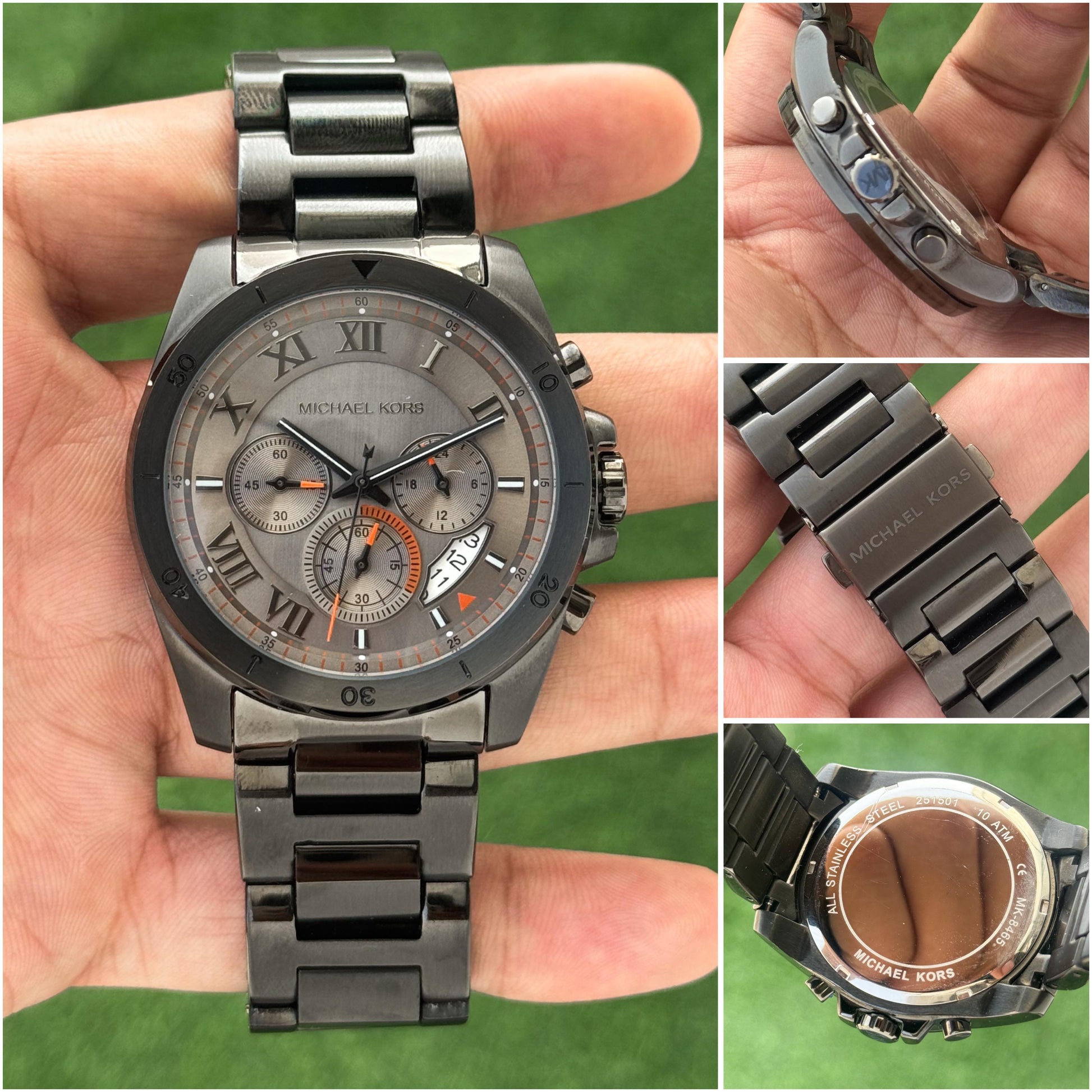 Gray dial men watch