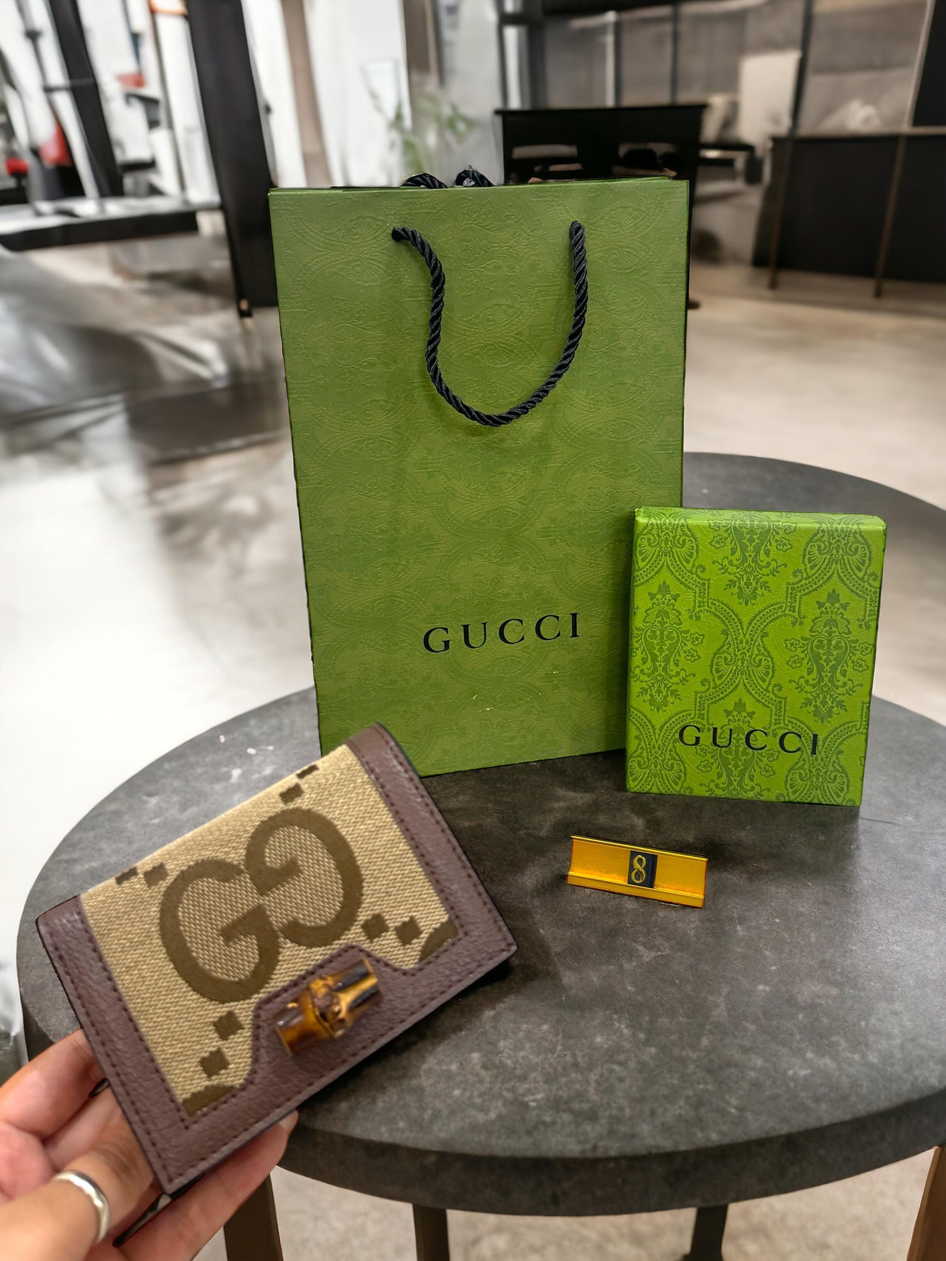 GG small bi-fold wallet