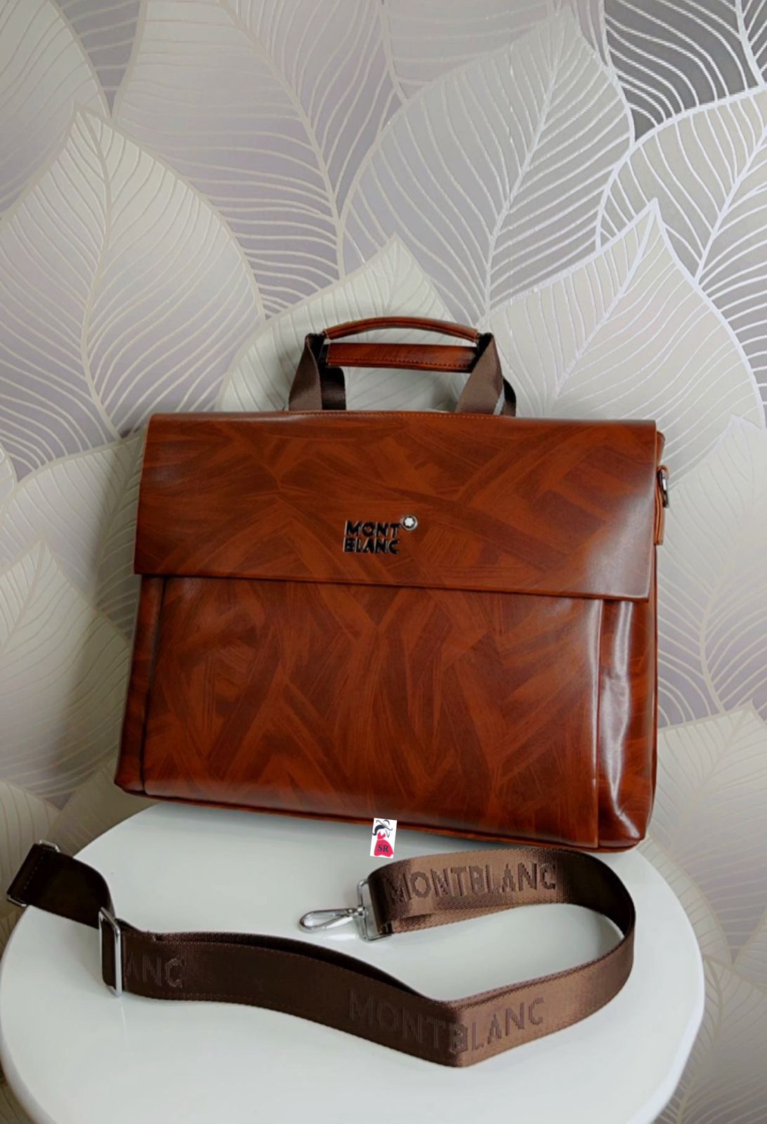MB LEATHER LAPTOP BAG